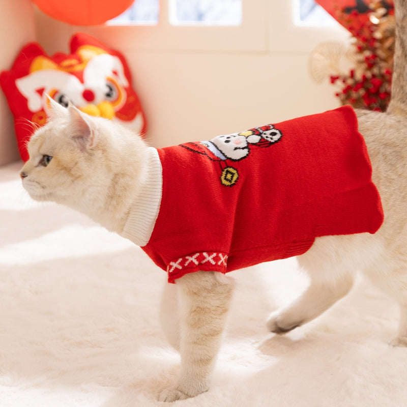 Autumn And Winter Dog Knitted Sweaters