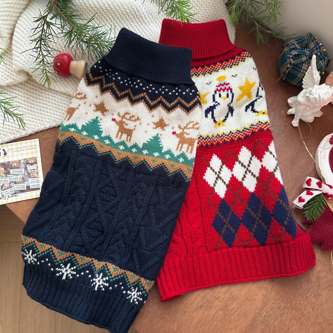 christmas pet sweaters