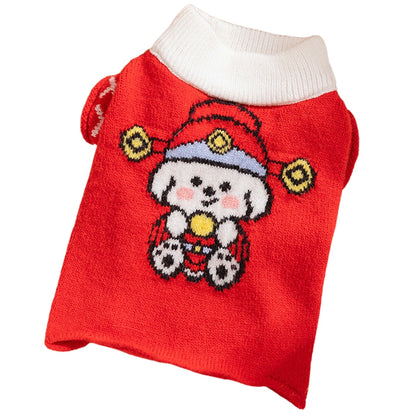 Autumn And Winter Dog Knitted Sweaters