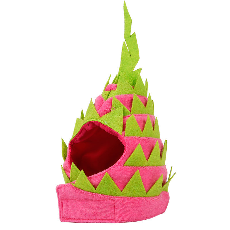 dragon fruit pet hat