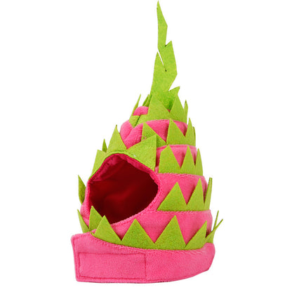 dragon fruit pet hat
