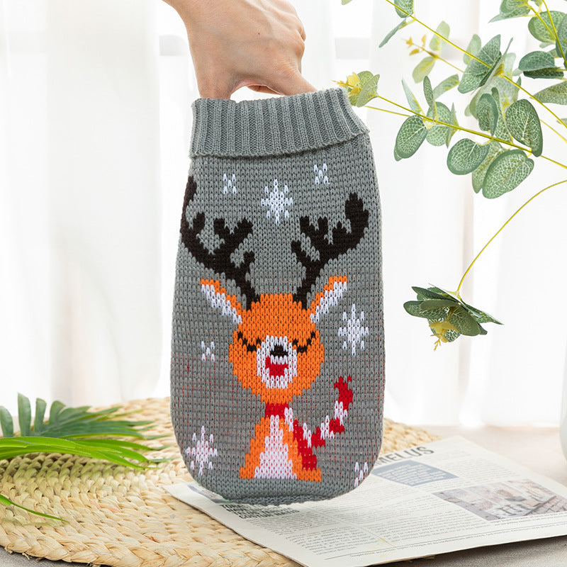 Autumn and Winter Cat and Dog Clothing – Knitted Sweaters