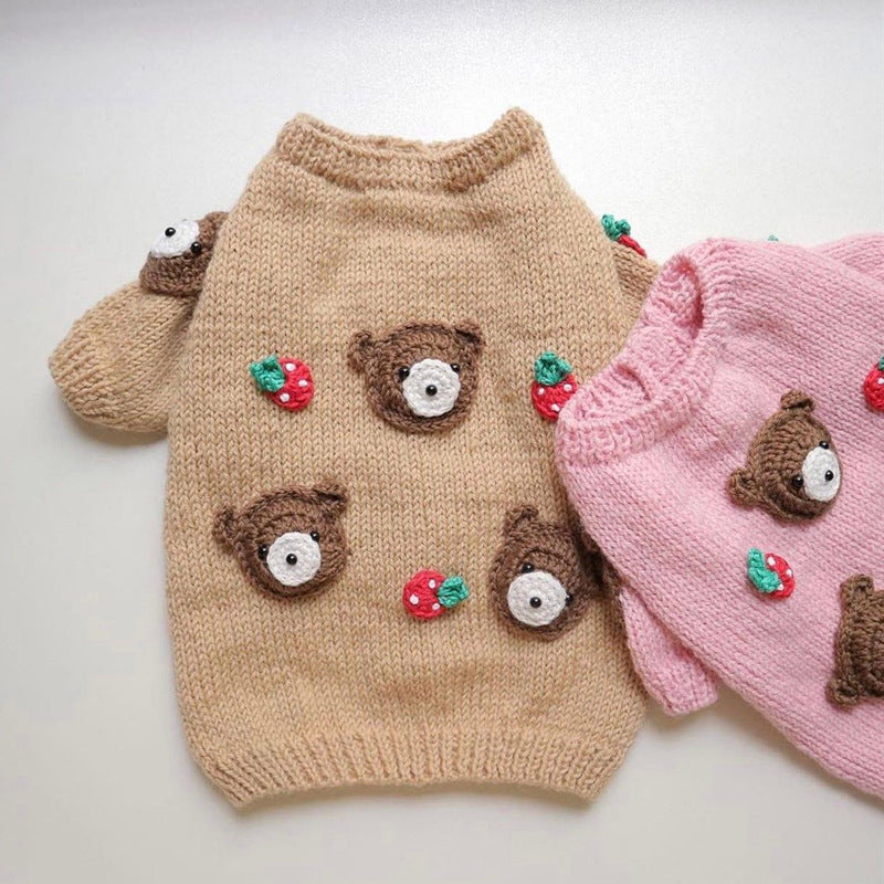 autumn winter pet sweaters