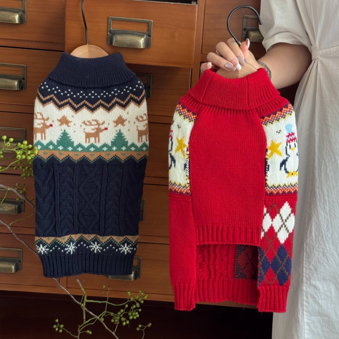 christmas pet sweaters