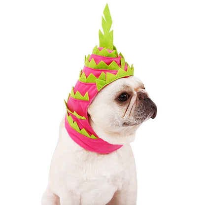 dragon fruit pet hat