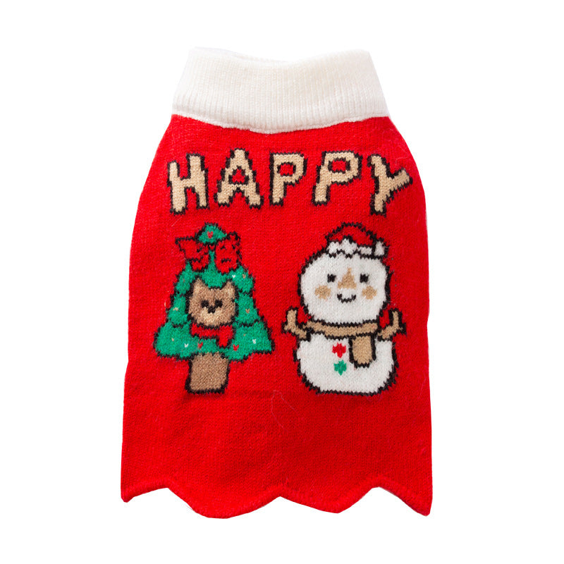 Autumn And Winter Dog Knitted Sweaters