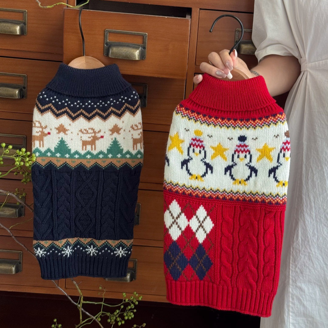 christmas pet sweaters