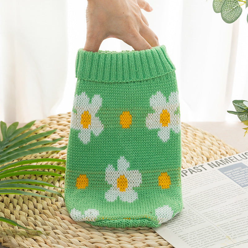 Autumn and Winter Cat and Dog Clothing – Knitted Sweaters