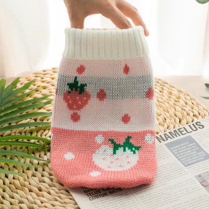 Autumn and Winter Cat and Dog Clothing – Knitted Sweaters