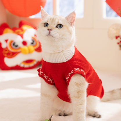 Autumn And Winter Dog Knitted Sweaters